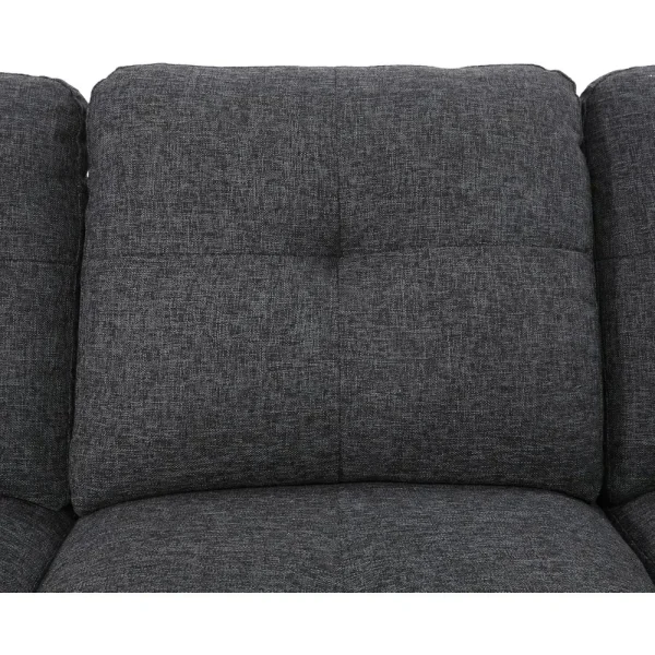 Sofa, Modern Linen Sofas Couches for Living Room Furniture Set, L-Shaped Modular Couch Upholstered Sectional, Living Room Sofa - Image 4