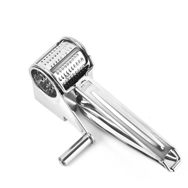 Handheld Stainless Steel Rotary Cheese Grater Kitchen Tool Garlic Carrot Cutter Slicer Shredder Grinder - Image 8