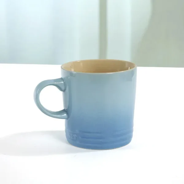 Popular Nordic Style Color Gradient Mugs Creative Macaron Mug Gradient Color Cool Color Rainbow Cup Ceramic Cups with Hand Gift - Image 11