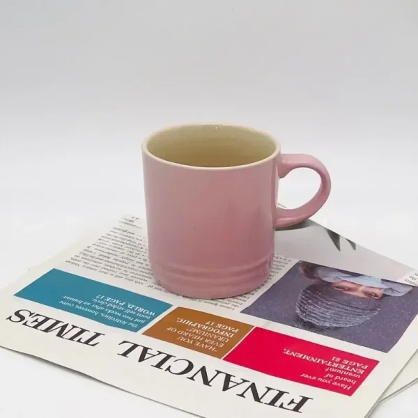 Popular Nordic Style Color Gradient Mugs Creative Macaron Mug Gradient Color Cool Color Rainbow Cup Ceramic Cups with Hand Gift - Image 12
