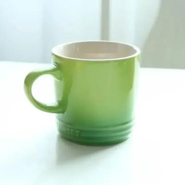 Popular Nordic Style Color Gradient Mugs Creative Macaron Mug Gradient Color Cool Color Rainbow Cup Ceramic Cups with Hand Gift - Image 13