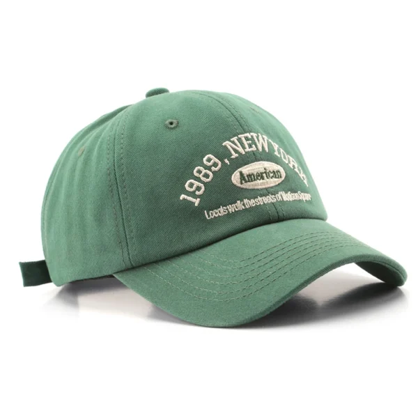 FS Stylish Beige Green Letter Baseball Caps For Men Cotton Snapback Hip Hop Cap Korean Street Women Hat Gorras Para Hombres 2025 - Image 9