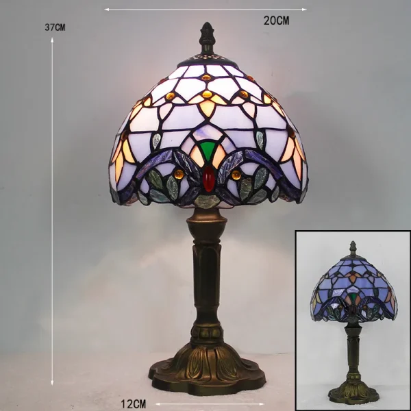 Retro Desk Lamp Mediterranean Style Antique Table Lights for Restaurant Bar Cafe Dinng Room Bedside Indoor Decor Fixture - Image 24
