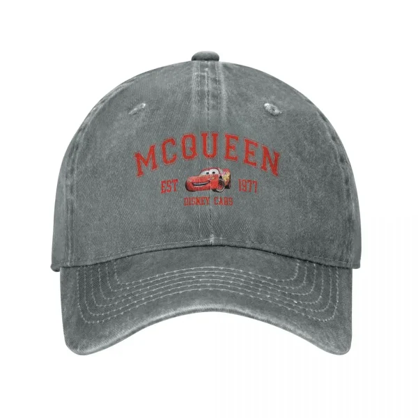 Racing Red Car Fastest Lightning Mcqueen Baseball Cap Classic Distressed Washed Snapback Hat Men Women Outdoor Workouts Hats Cap - Image 12