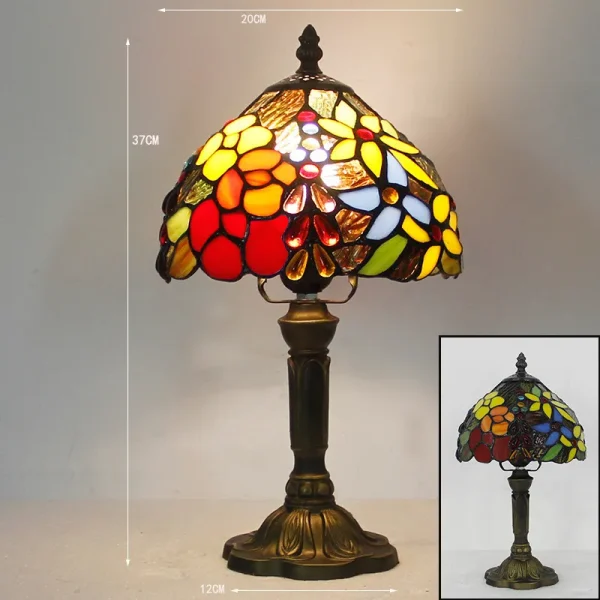 Retro Desk Lamp Mediterranean Style Antique Table Lights for Restaurant Bar Cafe Dinng Room Bedside Indoor Decor Fixture - Image 25