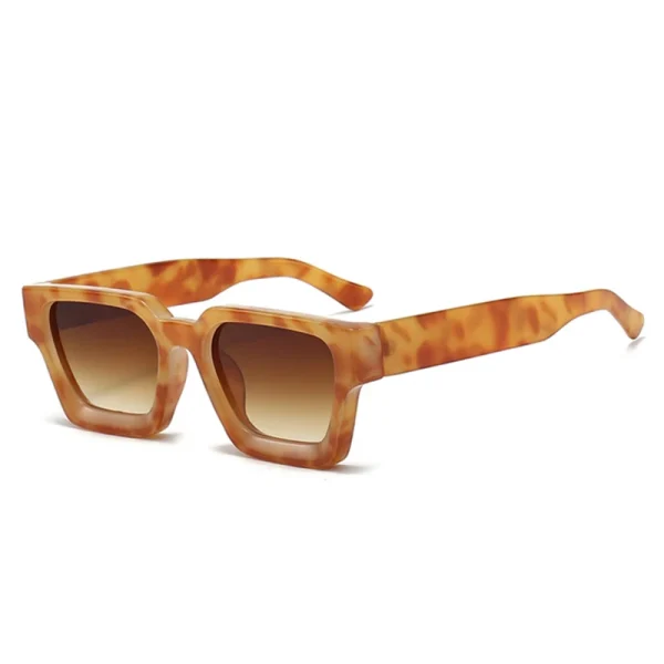 SHAUNA Ins Popular Women Square Sunglasses Retro Men Tinted Shades UV400 - Image 25