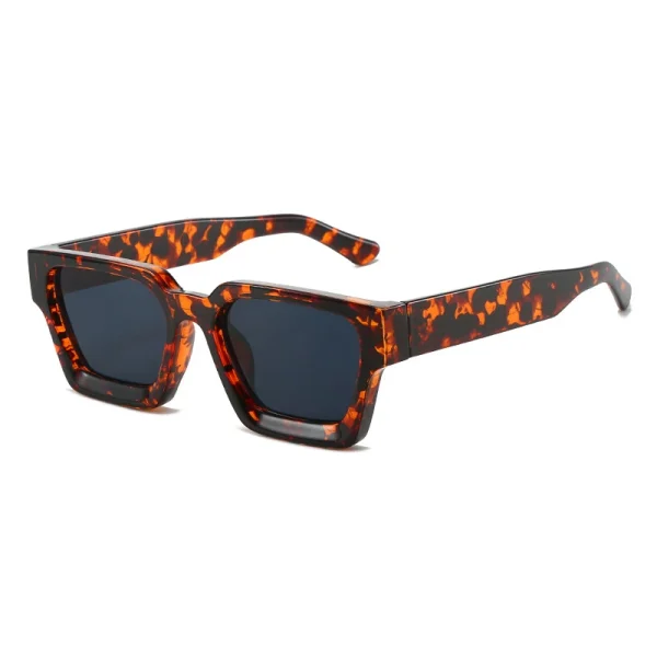 SHAUNA Ins Popular Women Square Sunglasses Retro Men Tinted Shades UV400 - Image 28