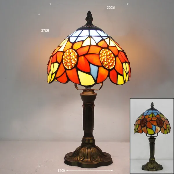 Retro Desk Lamp Mediterranean Style Antique Table Lights for Restaurant Bar Cafe Dinng Room Bedside Indoor Decor Fixture - Image 26