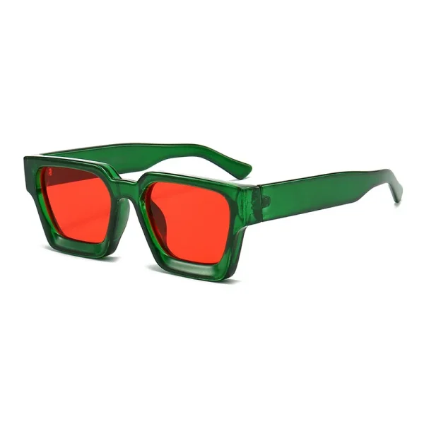 SHAUNA Ins Popular Women Square Sunglasses Retro Men Tinted Shades UV400 - Image 10