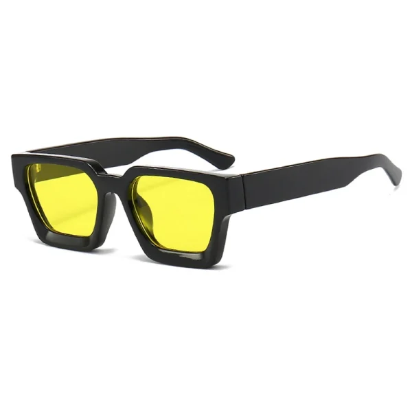 SHAUNA Ins Popular Women Square Sunglasses Retro Men Tinted Shades UV400 - Image 19