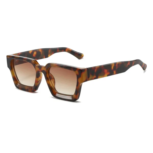 SHAUNA Ins Popular Women Square Sunglasses Retro Men Tinted Shades UV400 - Image 27
