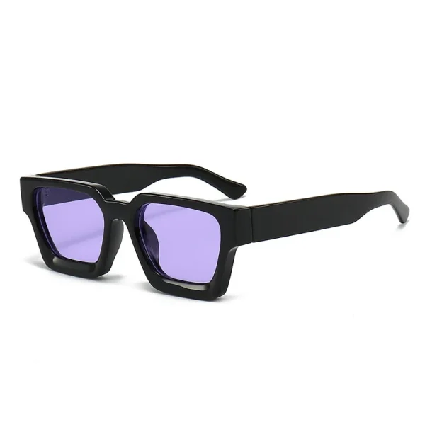 SHAUNA Ins Popular Women Square Sunglasses Retro Men Tinted Shades UV400 - Image 7
