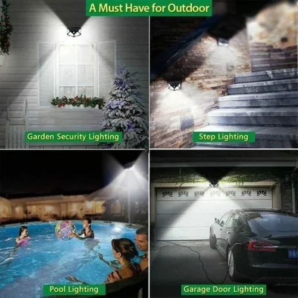 New Upgrade Solar Street Light 12/8/6/4/2/1Pcs Outdoor Solar Wall Lamp PIR Motion Sensor Powered Sunlight for Garden Courtyard - Image 6