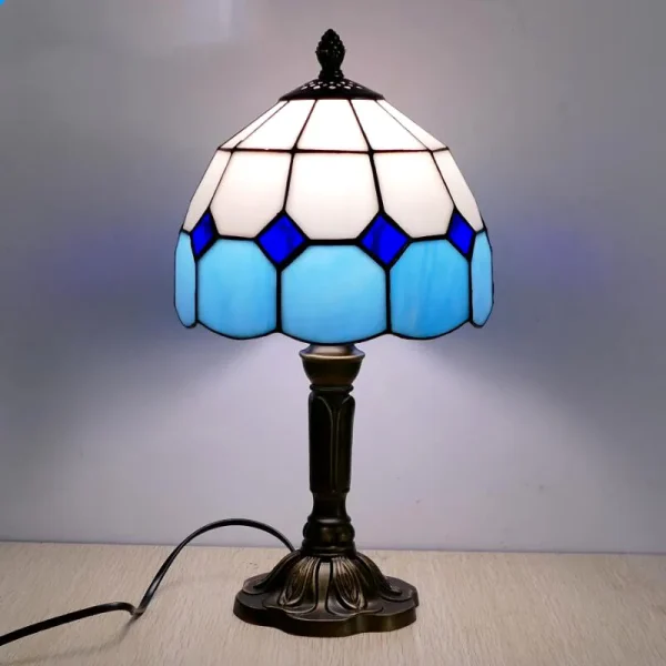 Retro Desk Lamp Mediterranean Style Antique Table Lights for Restaurant Bar Cafe Dinng Room Bedside Indoor Decor Fixture - Image 12