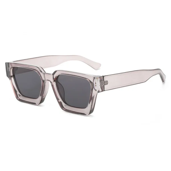 SHAUNA Ins Popular Women Square Sunglasses Retro Men Tinted Shades UV400 - Image 24