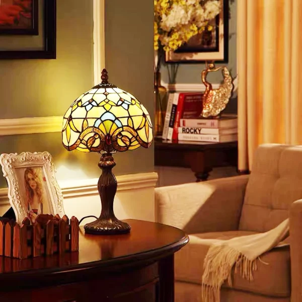 Retro Desk Lamp Mediterranean Style Antique Table Lights for Restaurant Bar Cafe Dinng Room Bedside Indoor Decor Fixture - Image 5