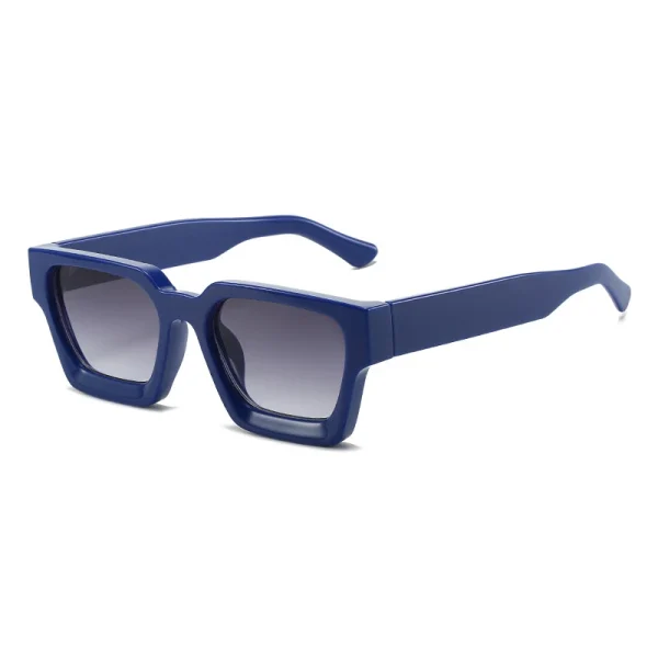 SHAUNA Ins Popular Women Square Sunglasses Retro Men Tinted Shades UV400 - Image 29