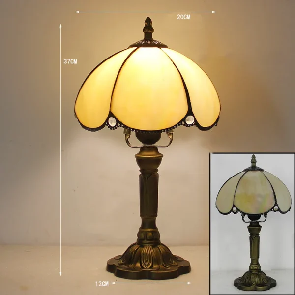 Retro Desk Lamp Mediterranean Style Antique Table Lights for Restaurant Bar Cafe Dinng Room Bedside Indoor Decor Fixture - Image 13