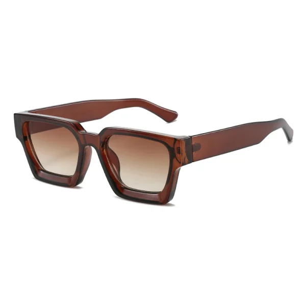 SHAUNA Ins Popular Women Square Sunglasses Retro Men Tinted Shades UV400 - Image 26