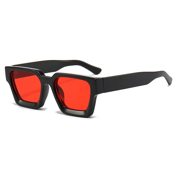 SHAUNA Ins Popular Women Square Sunglasses Retro Men Tinted Shades UV400 - Image 21