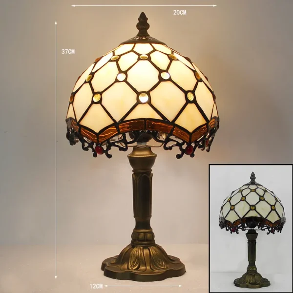 Retro Desk Lamp Mediterranean Style Antique Table Lights for Restaurant Bar Cafe Dinng Room Bedside Indoor Decor Fixture - Image 17