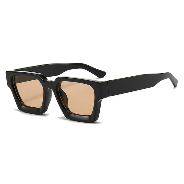 SHAUNA Ins Popular Women Square Sunglasses Retro Men Tinted Shades UV400 - Image 14