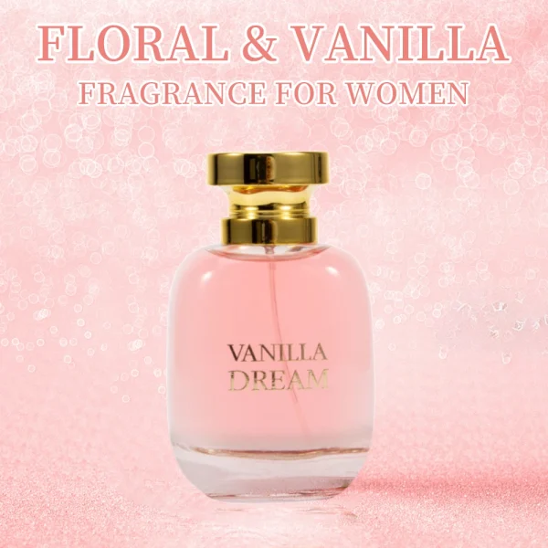 VANILLA DREAM Women's EDP 3.4 Ounce (Pack of 1) Eau de Parfum for Women Women's Fragrance Long Lasting Perfume for Women - Image 3