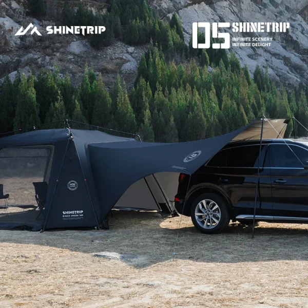 ShineTrip Extra Large Dome Tent Quick Setup Tent Waterproof Sunproof Silver Coated Tent Camping Automatic Dome Canopy - Image 5