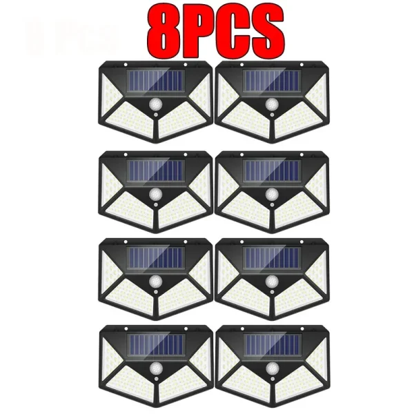 New Upgrade Solar Street Light 12/8/6/4/2/1Pcs Outdoor Solar Wall Lamp PIR Motion Sensor Powered Sunlight for Garden Courtyard - Image 8