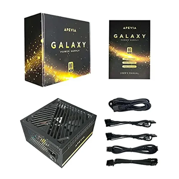 ATX 650W Gold Certified Gaming Power Supply Semi-Modular Design Cable Management Compatible with ATX 12V 2.3 Version Supports - Image 4