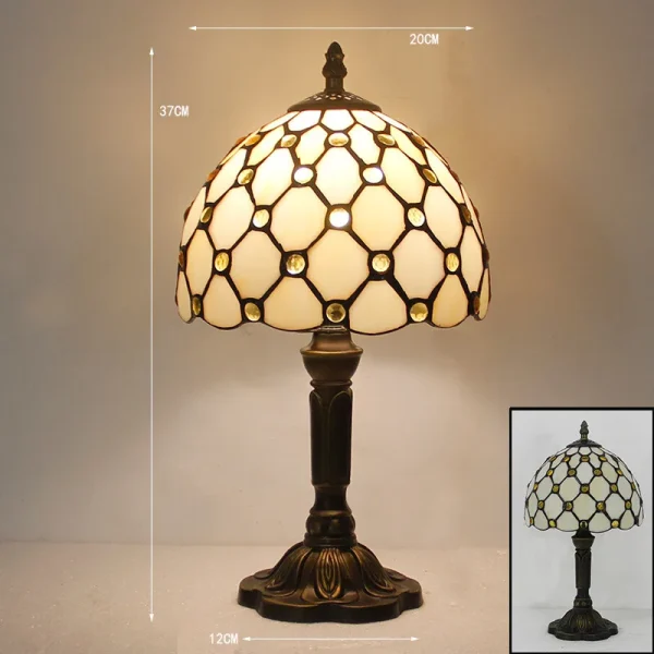 Retro Desk Lamp Mediterranean Style Antique Table Lights for Restaurant Bar Cafe Dinng Room Bedside Indoor Decor Fixture - Image 19
