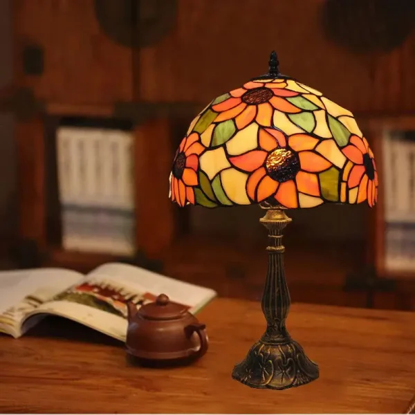 Retro Desk Lamp Mediterranean Style Antique Table Lights for Restaurant Bar Cafe Dinng Room Bedside Indoor Decor Fixture - Image 3