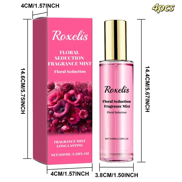 ROXELIS Floral Seduction Fragrance Mist Long Lasting Perfume For Women Pure Seduction Perfume spray Long Lasting Fragrance - Image 8