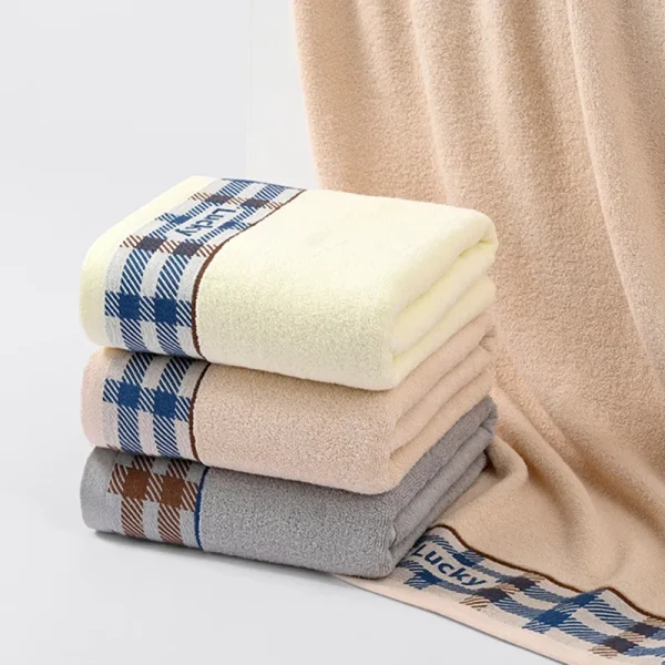 Adult Household Bath Towel Pure Cotton Thickened Jacquard Hotel Four Seasons Universal High Quality Bath Towel - Image 6