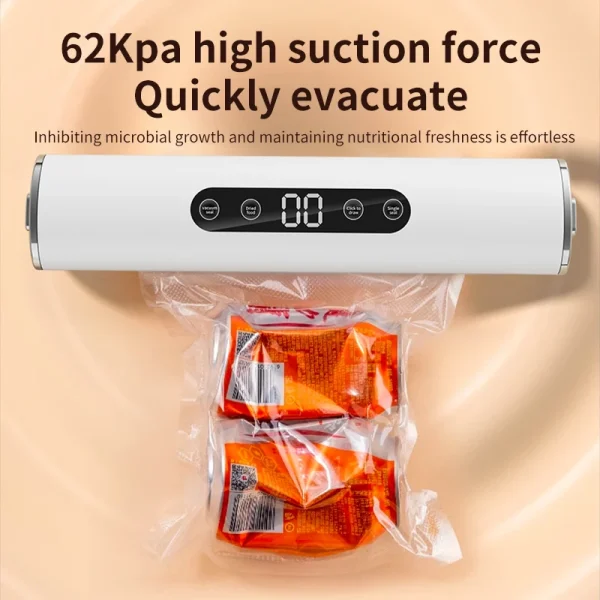 For Food Vacuumor Professional  Vacuum Sealer Machine for Products Kitchen Sealing Machine Cuisine Packaging Plastic Bag Sealant - Image 3