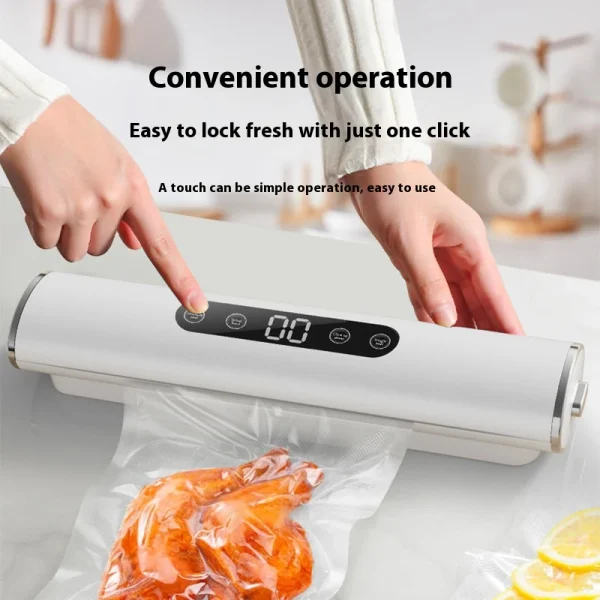 For Food Vacuumor Professional  Vacuum Sealer Machine for Products Kitchen Sealing Machine Cuisine Packaging Plastic Bag Sealant - Image 4