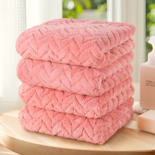Solid Color Towel Set of 4pcs, Ultra Soft   Highly Absorbent, 4 Color Options, Perfect for Bathroom, Kitchen, and Daily Home Use - Image 9
