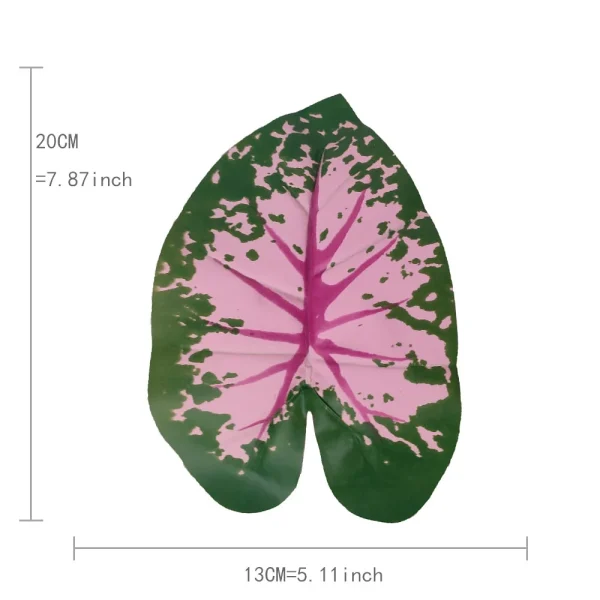 Pink Leaf Potted Plants Fake Artificial Plants Decoration Artificial Flower Simulation Ornament For Home Decor Party Wedding Dec - Image 6