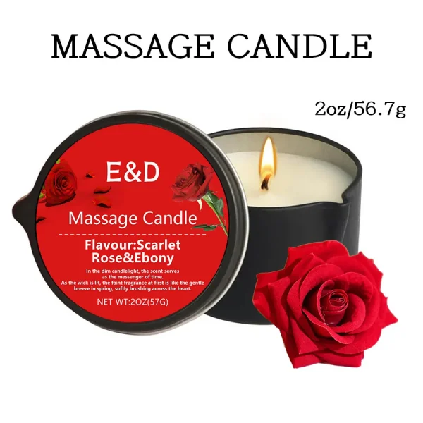 Massage Oil Candle,for Stress Relief and Skin Moisturizing,scented candles aromatherapy SM Product Spa Essentials,luxury candles - Image 7