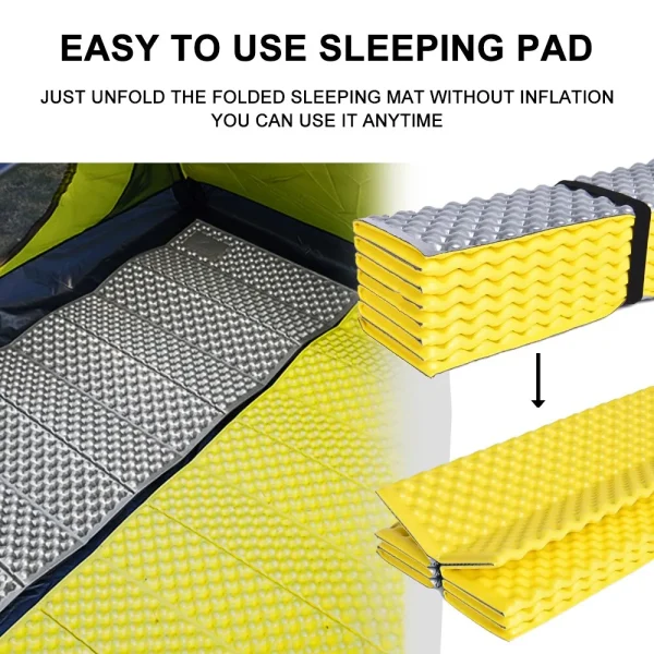 Widesea Camping Mat Portable Sleeping Pad Picnic Foam Bed Mattress Travel Trekking Equipment Blanket Waterproof Moistureproof - Image 2