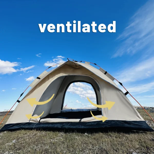 Outdoor Automatic Quick-opening Tent Automatic Rainproof Sunshine-proof Tent Fishing Beach Sunshine Shelter 4 person tents - Image 2