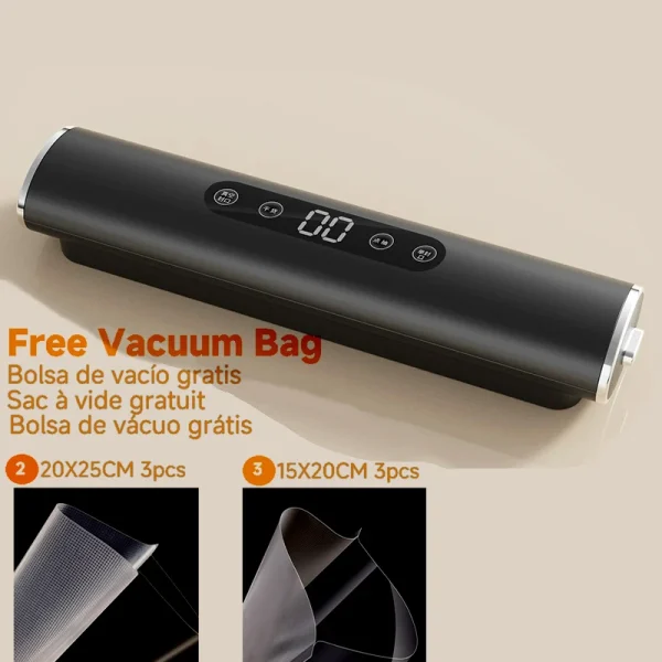 For Food Vacuumor Professional  Vacuum Sealer Machine for Products Kitchen Sealing Machine Cuisine Packaging Plastic Bag Sealant - Image 7