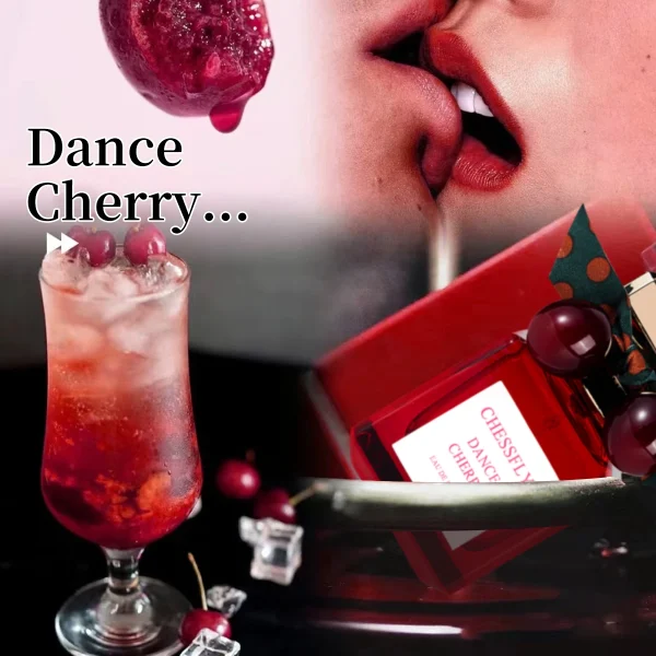 CHESSFLY DANCE CHERRY EAU DE PARFUM FOR WOMEN 1.7 FL.OZ. PERFUME LONG TIME LASTING - Image 6