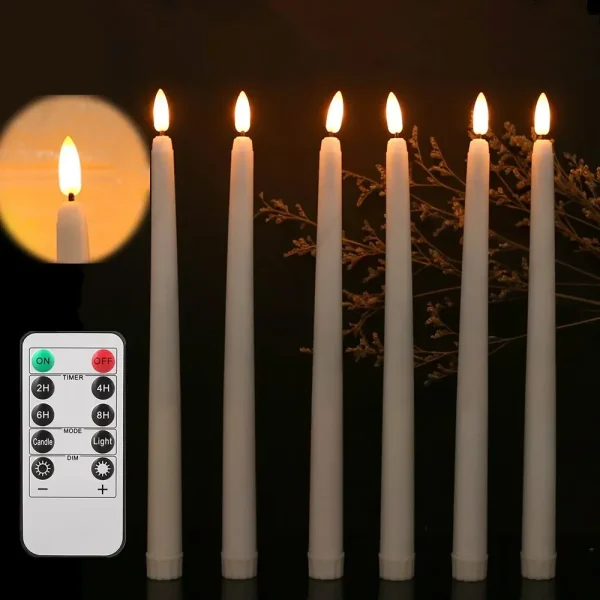 12/24Pcs Flameless LED Candle Battery Operated Flickering Candle For Home Christmas Party Wedding Decoration Tealight Candles - Image 3