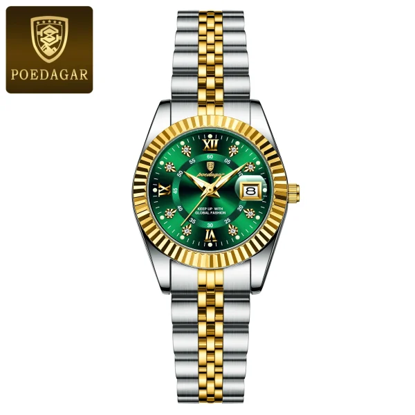 POEDAGAR Luxury Elegant Watch for Women Waterproof Luminous Date Ladies Watch Stainless Steel Quartz Women's Watches Girl Reloj - Image 11