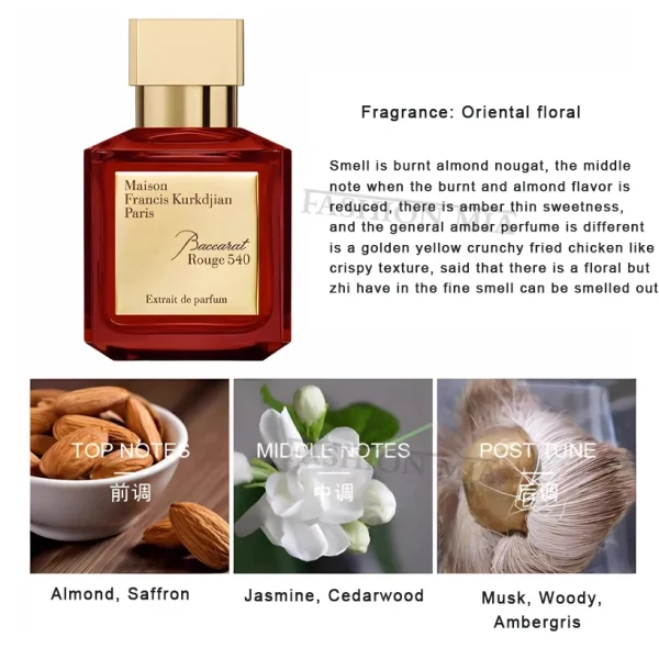 70ml Original Arabic Perfume Women Long Lasting Atomizer Sexy Lady Parfumes Body Spray Antiperspirant Men Cologne Fragrance - Image 4