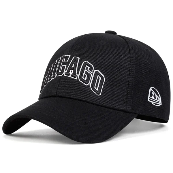 Unisex CHICAGO Letter Embroidery Baseball Caps Spring Autumn Outdoor Adjustable Casual Hats Dad Hat Sunscreen Hat - Image 8
