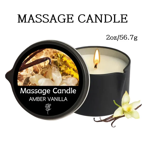 Massage Oil Candle,for Stress Relief and Skin Moisturizing,scented candles aromatherapy SM Product Spa Essentials,luxury candles - Image 10