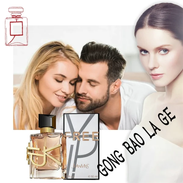 Luxury Brand Perfume Women 50ml Pheromone Ocean Scent Cologne Men Parfums Homme Lasting Floral Fragrant Spray Perfumes De Mujer - Image 4