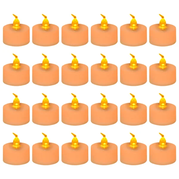 12/24Pcs Flameless LED Candle Battery Operated Flickering Candle For Home Christmas Party Wedding Decoration Tealight Candles - Image 17